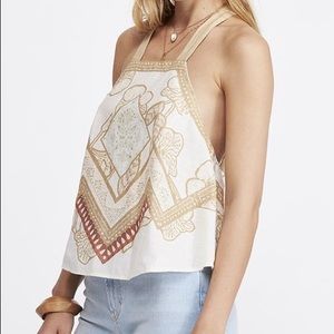 NWT Free People Cool Cabana Embroidered Tank small